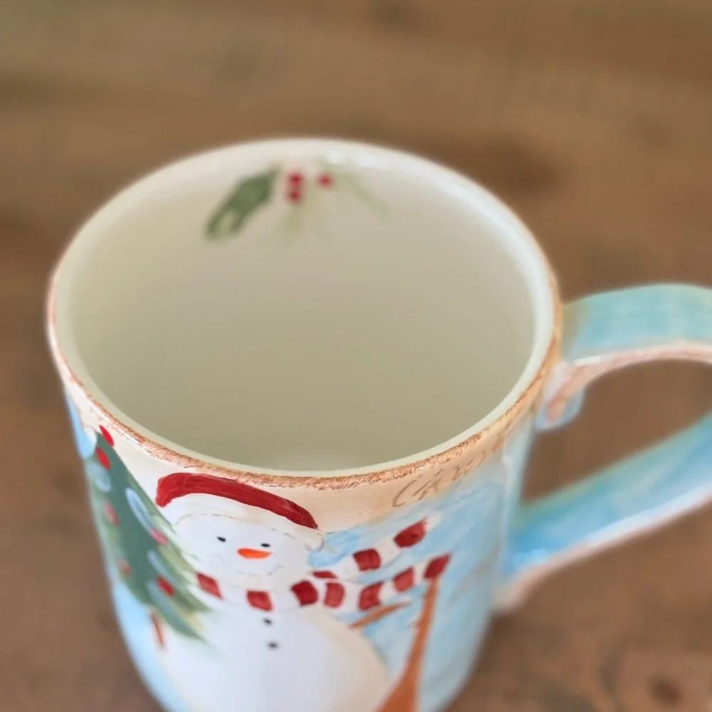 Maxcera Snowman Tree Winter Holiday Mug - Picture 3 of 5